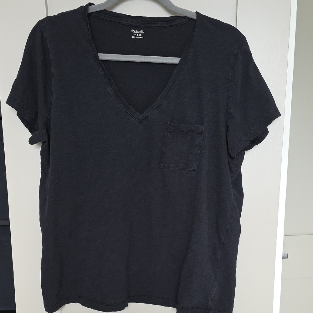 Madewell XXL Black Tee 100% Cotton